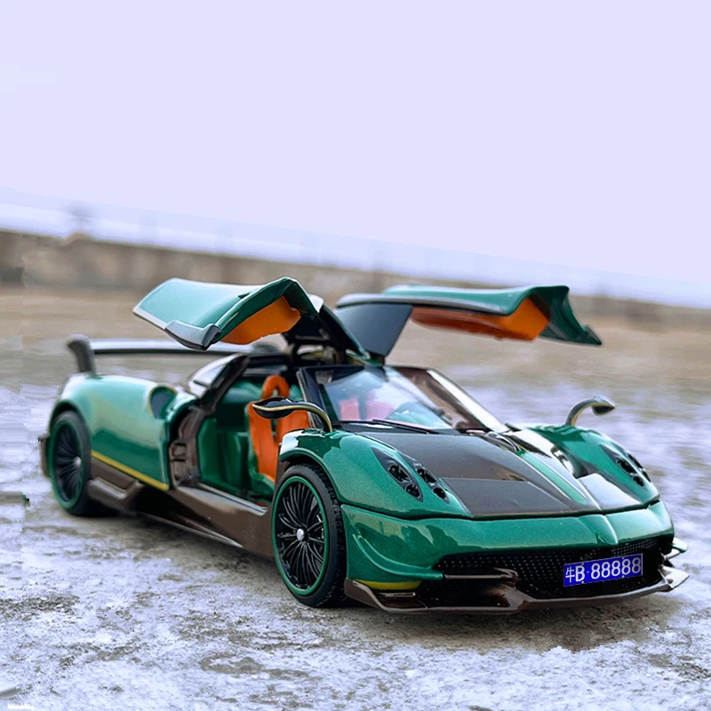 1/32 Pagani Huayra Alloy Sports Car Model Diecast Metal Simulation Toy Racing Car Model Collection Sound and Light Children Gift
1/32 Pagani Huayra Alloy Sports Car Model Diecast Metal Simulation Toy Racing Car Model Collection Sound and Light Children Gift
