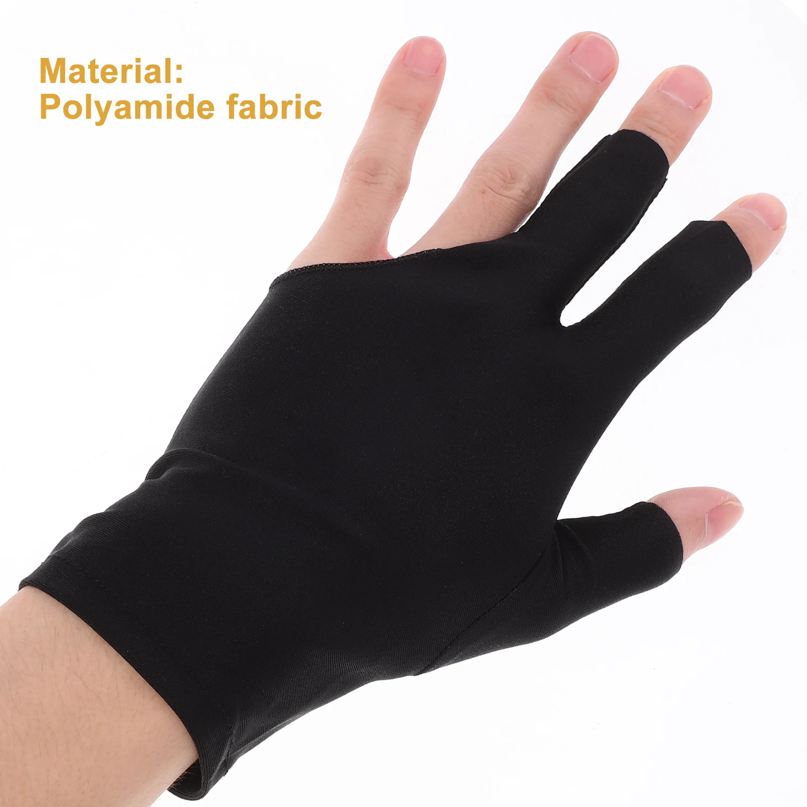 Elastic Breathable Snooker Gloves Reusable Pool Glove Three-Finger Design Non-Slip Billiards Gloves Wear-Resistant 
Elastic Breathable Snooker Gloves Reusable Pool Glove Three-Finger Design Non-Slip Billiards Gloves Wear-Resistant