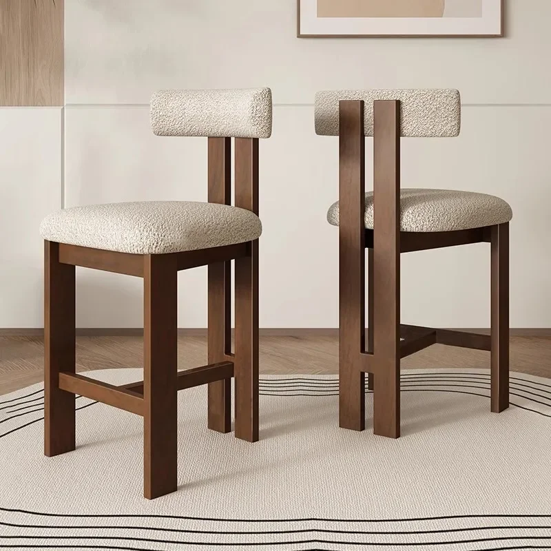 Nordic Solid Wood High Chairs Reception Soft Unique Lounge Bar Chairs Ergonomic Minimalist Restaurante Muebles Trendy Furniture
Nordic Solid Wood High Chairs Reception Soft Unique Lounge Bar Chairs Ergonomic Minimalist Restaurante Muebles Trendy Furniture