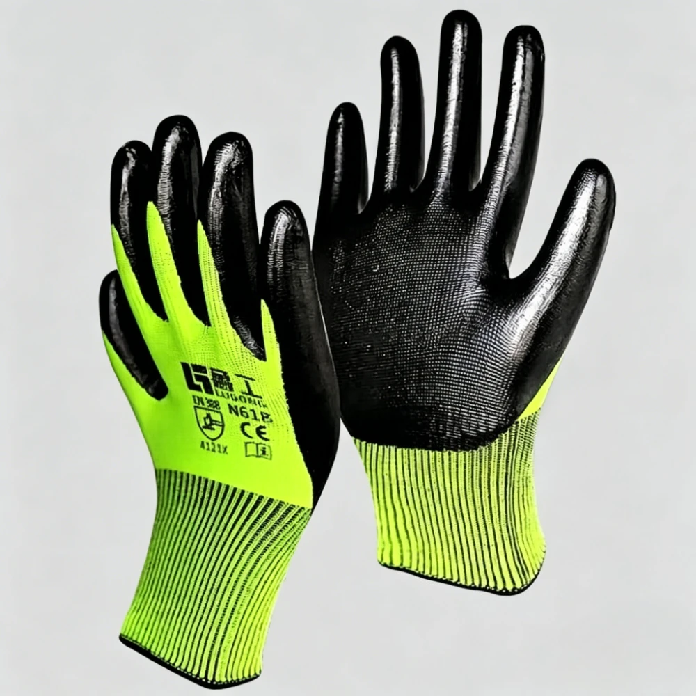 N618 Nylon Nitrile Work Gloves Protective Safety Gloves Anti-slip Oil Resistant Labor Gloves for Construction Mechanic
N618 Nylon Nitrile Work Gloves Protective Safety Gloves Anti-slip Oil Resistant Labor Gloves for Construction Mechanic