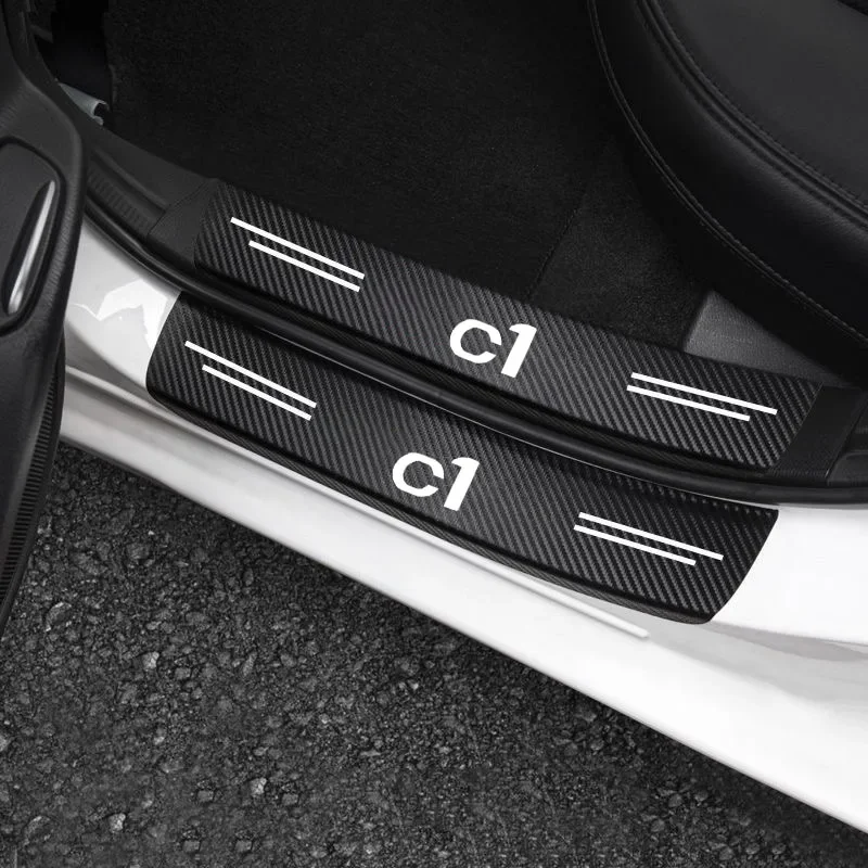 Anti-scratch Car Trunk Door Sill Plate Protector Carbon Fiber Decor Decal Threshold For Citroen C1 Auto Accessories Decoration
Anti-scratch Car Trunk Door Sill Plate Protector Carbon Fiber Decor Decal Threshold For Citroen C1 Auto Accessories Decoration
