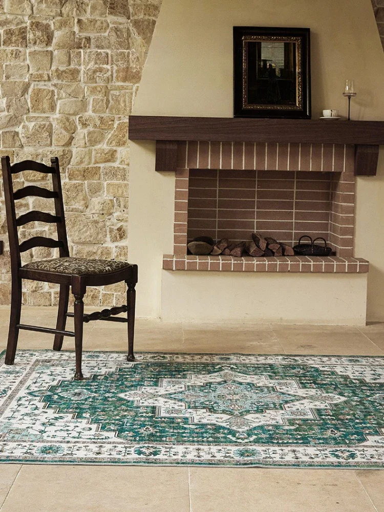 Floral Medallion Area Rug Emerald Green Thick Pile Carpets Vintage Bohemian Style Home Decorative Carpet for Living Room Bedroom
Floral Medallion Area Rug Emerald Green Thick Pile Carpets Vintage Bohemian Style Home Decorative Carpet for Living Room Bedroom