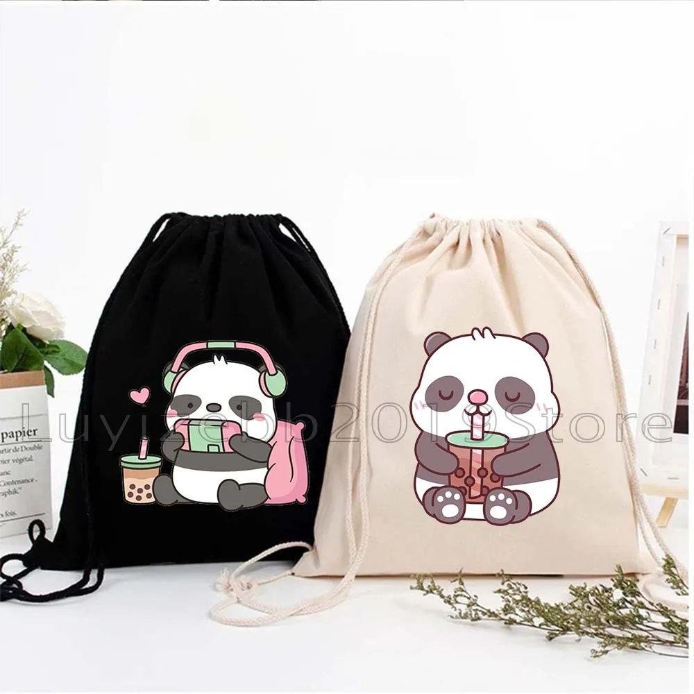 Cute Kawaii Cartoon Chubby Panda Bear Drinking Bubble Tea Gifts Drawstring Bags Soccer Backpack Gym Sackpack Sports String Bag
Cute Kawaii Cartoon Chubby Panda Bear Drinking Bubble Tea Gifts Drawstring Bags Soccer Backpack Gym Sackpack Sports String Bag