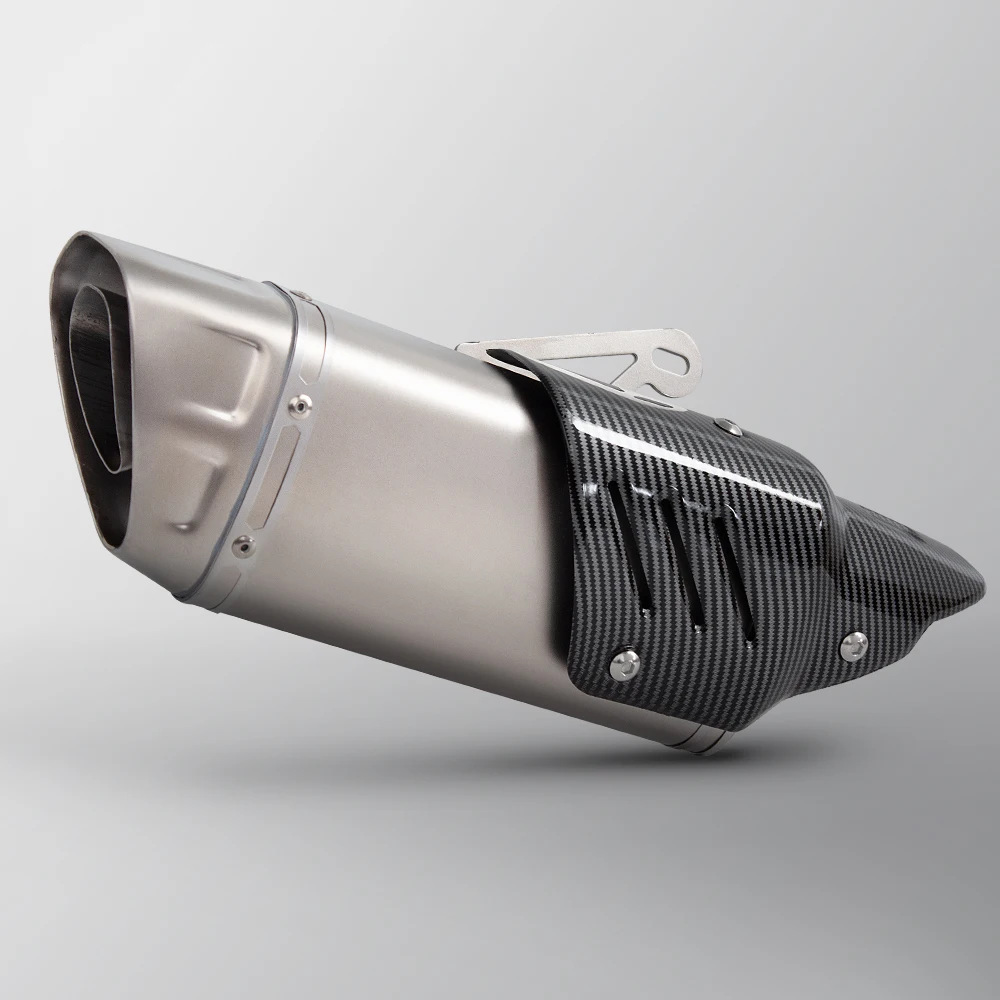 Motorcycle exhaust 51MM interface muffler with DB Killer For XMAX300 C650GT Z650RS MT-07 Ninja 650 YZF-R3 racing accessories
Motorcycle exhaust 51MM interface muffler with DB Killer For XMAX300 C650GT Z650RS MT-07 Ninja 650 YZF-R3 racing accessories