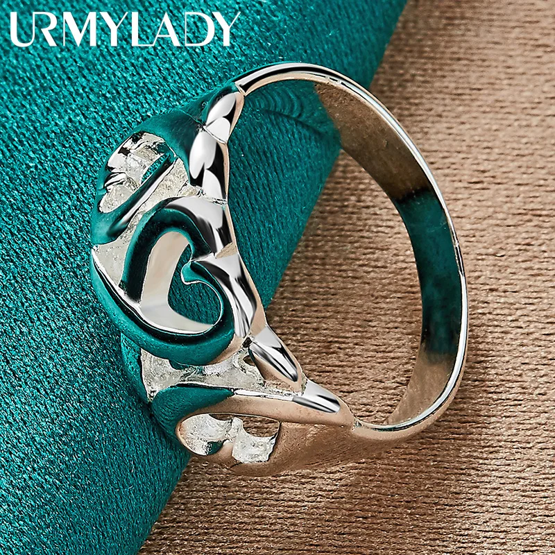 URMYLADY 925 Sterling Silver Love Heart 6-10# Ring For Women Wedding Party Fashion Charm Jewelry
URMYLADY 925 Sterling Silver Love Heart 6-10# Ring For Women Wedding Party Fashion Charm Jewelry