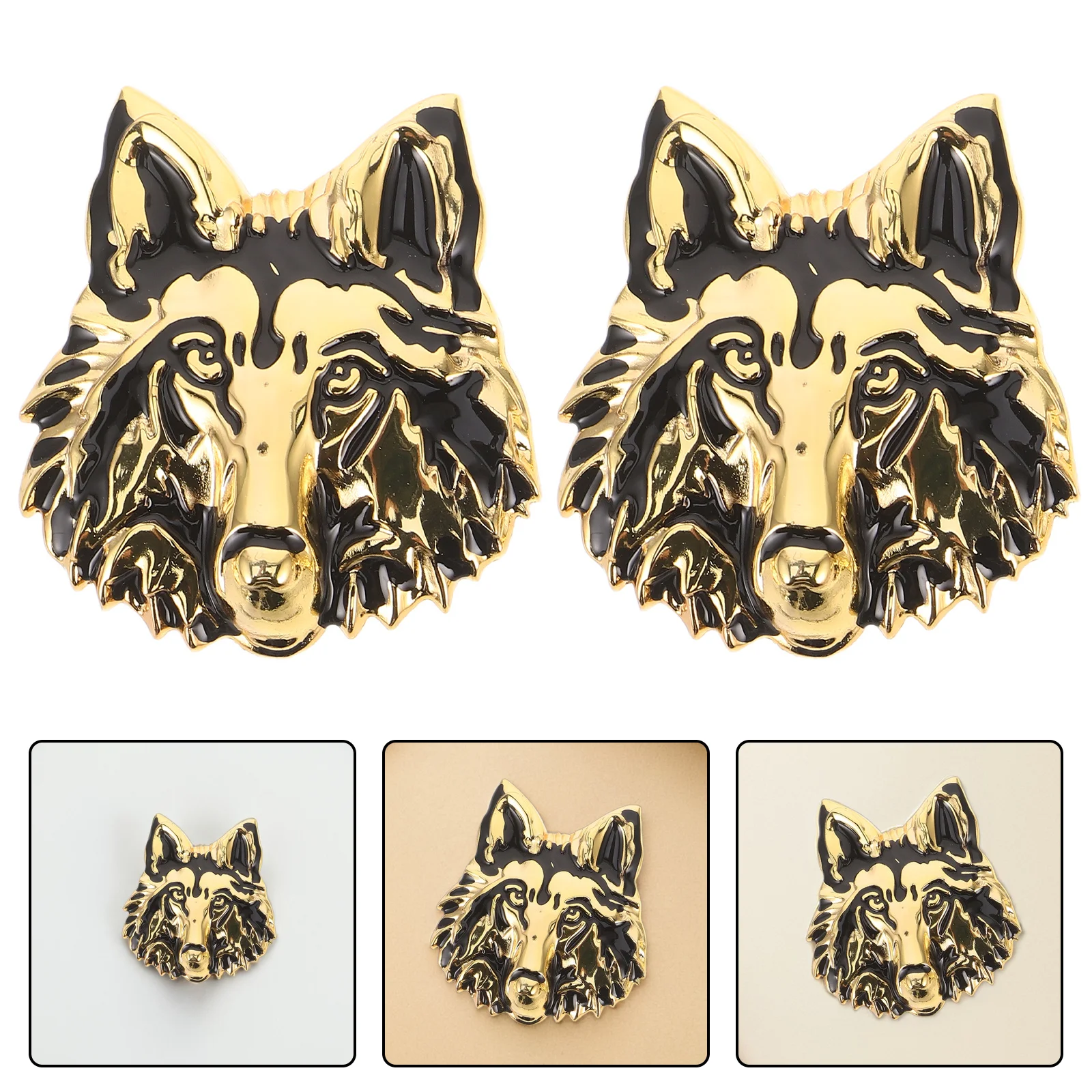 2Pcs Car Wolf Stickers Metal Decals Scratch Cover Bumper Badge for Auto Window Hood Decorative Car Decals
2Pcs Car Wolf Stickers Metal Decals Scratch Cover Bumper Badge for Auto Window Hood Decorative Car Decals