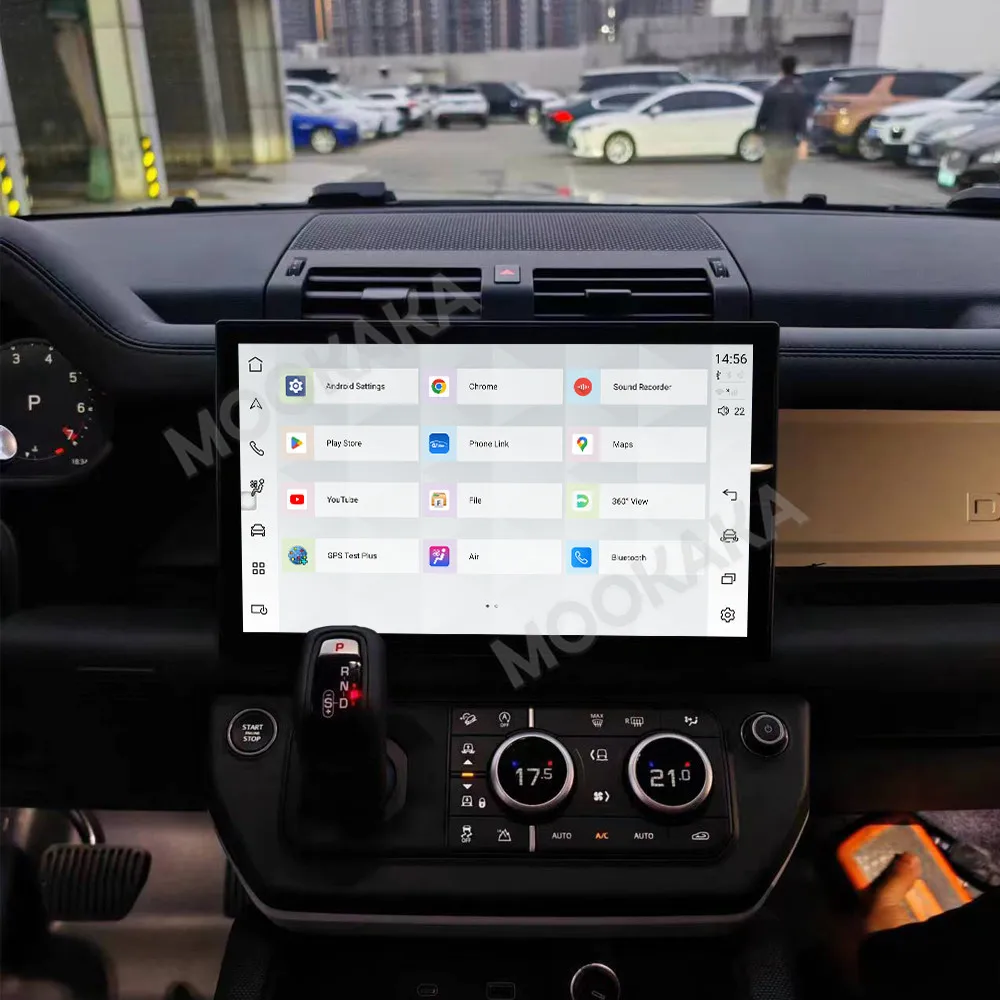 13.3“ Qualcomm Car Multimedia Player Android Screen For Land Rover Defender 2020~2024 Car Radio GPS Navi CarPlay Auto Head Unit
13.3“ Qualcomm Car Multimedia Player Android Screen For Land Rover Defender 2020~2024 Car Radio GPS Navi CarPlay Auto Head Unit