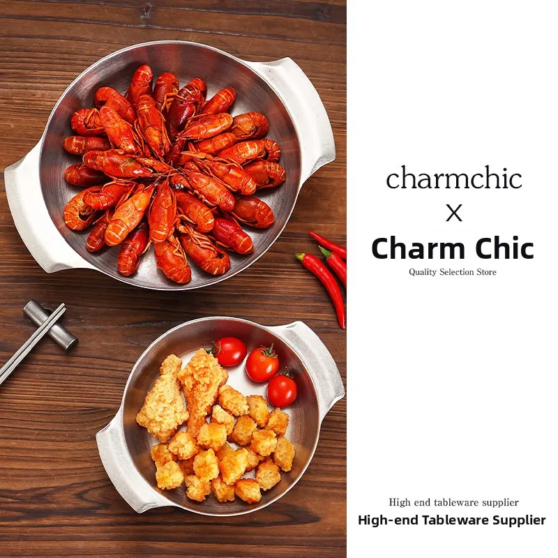 Retro Stainless Steel Faded Double Ear Instant Noodles Pot Small Hot Pot Ramen Pot Commercial Cooking Pot Fried Rice Plate Dr...
Retro Stainless Steel Faded Double Ear Instant Noodles Pot Small Hot Pot Ramen Pot Commercial Cooking Pot Fried Rice Plate Dr...