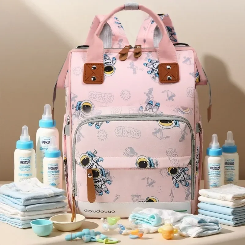 Casual Large Capacity Insulated Mommy Bags Diaper Bags Gifts Nylon Backpack With Fashionable Printing And Versatile Shoulder Bag
Casual Large Capacity Insulated Mommy Bags Diaper Bags Gifts Nylon Backpack With Fashionable Printing And Versatile Shoulder Bag