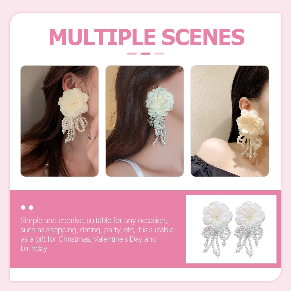 Boho Floral Pearl Tassel Earrings for Women Lightweight Comfortable Impressive Experience Novel Delicate Charm Design Suitable
Boho Floral Pearl Tassel Earrings for Women Lightweight Comfortable Impressive Experience Novel Delicate Charm Design Suitable