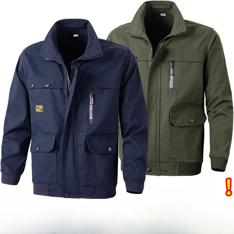 Thiened Pure Cotton Work Jaet Long Sve Men's Spring Autumn Welding Garment Anti-Scald Wear-Resistant Auto Rep...
Thiened Pure Cotton Work Jaet Long Sve Men's Spring Autumn Welding Garment Anti-Scald Wear-Resistant Auto Rep...