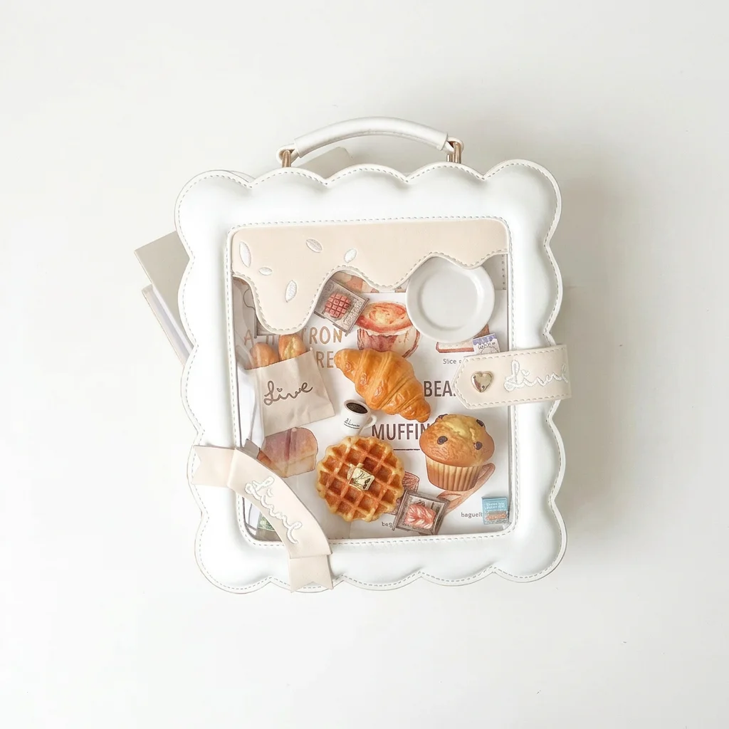 Ita Backpack Multifunctional Badge Display Bag Small Capacity Bag Transparent Pu Padded Bag For Anime Fans Daily Outing
Ita Backpack Multifunctional Badge Display Bag Small Capacity Bag Transparent Pu Padded Bag For Anime Fans Daily Outing