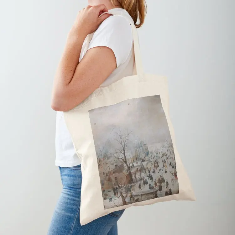 Winter Landscape with Skaters - Barent Avercamp and Hendrick Avercamp Tote Bag canvas tote bag hand bag Handbags women
Winter Landscape with Skaters - Barent Avercamp and Hendrick Avercamp Tote Bag canvas tote bag hand bag Handbags women