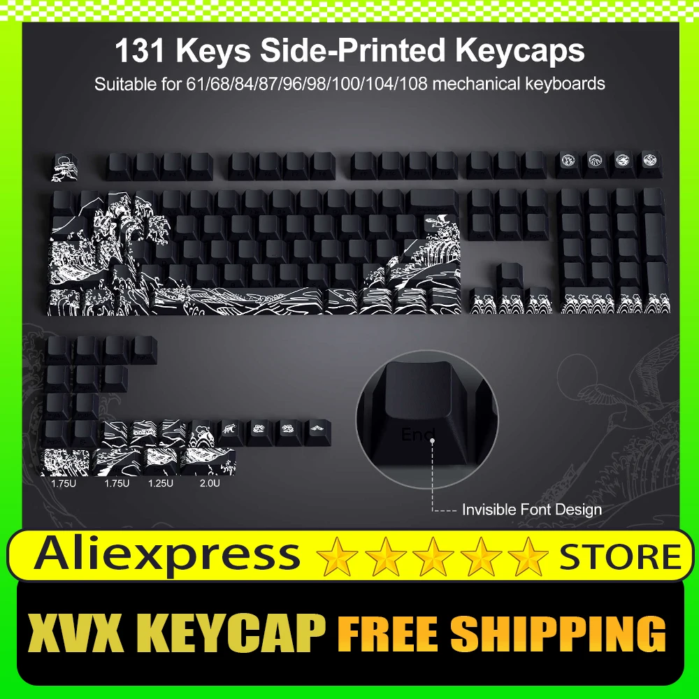 Механические колпачки для клавиш XVX, оригинальные полупрозрачные колпачки из ПБТ с боковой гравировкой, коралловые морские колпачки для клавиш, подарки для геймеров, аксессуары
Механические колпачки для клавиш XVX, оригинальные полупрозрачные колпачки из ПБТ с боковой гравировкой, коралловые морские колпачки для клавиш, подарки для геймеров, аксессуары