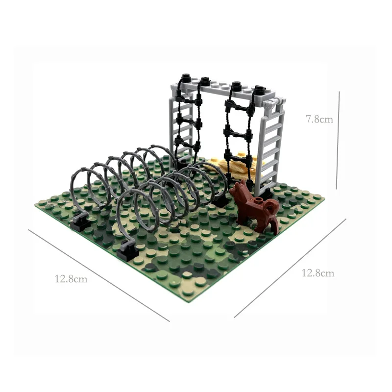 Military Jungle Climbing Training Ground Building Blocks Set Obstacle Course with Barbed Wire & Climbing Frame DIY Army Toys
Military Jungle Climbing Training Ground Building Blocks Set Obstacle Course with Barbed Wire & Climbing Frame DIY Army Toys