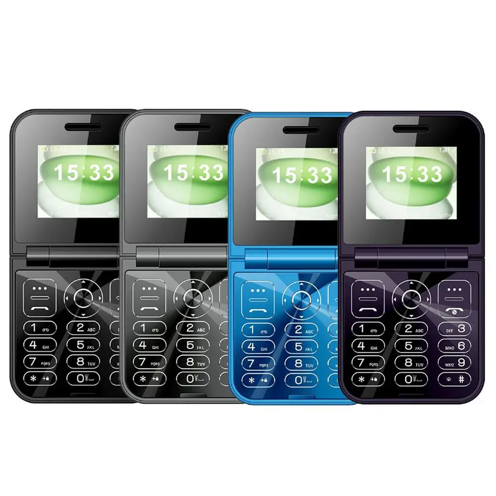 Mini New Flip Mobile Phone FM Radio Small Flip Cellphone Magic MT6261 Speed Dual GSM SIM Blacklist Chip With Camera Dial Vo V0U4
Mini New Flip Mobile Phone FM Radio Small Flip Cellphone Magic MT6261 Speed Dual GSM SIM Blacklist Chip With Camera Dial Vo V0U4