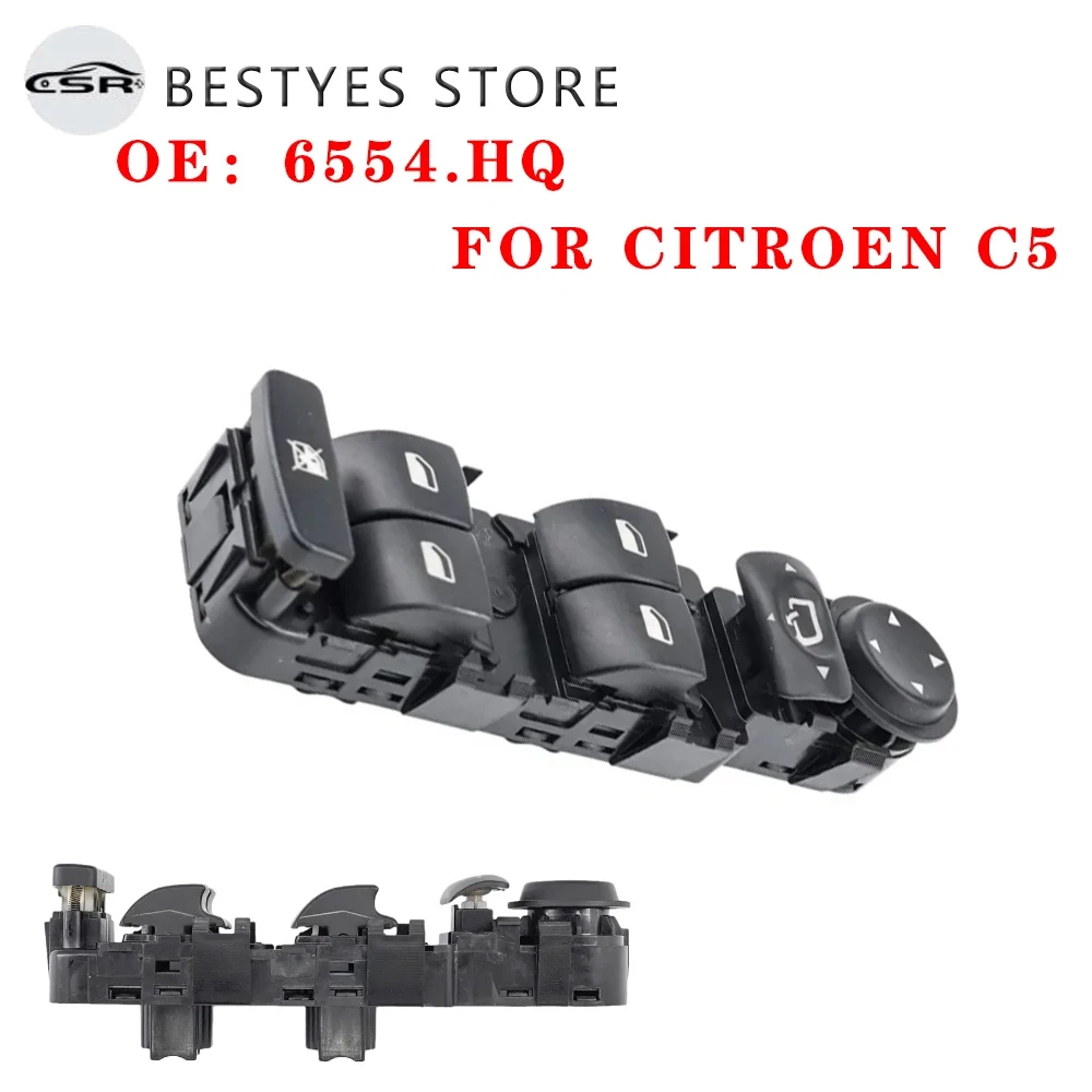 6554. Автомобильные запчасти HQ для Citroen C5, переключатель оконного регулятора, электрический переключатель оконного управления для Citroen.2002 до 2008
6554. Автомобильные запчасти HQ для Citroen C5, переключатель оконного регулятора, электрический переключатель оконного управления для Citroen.2002 до 2008