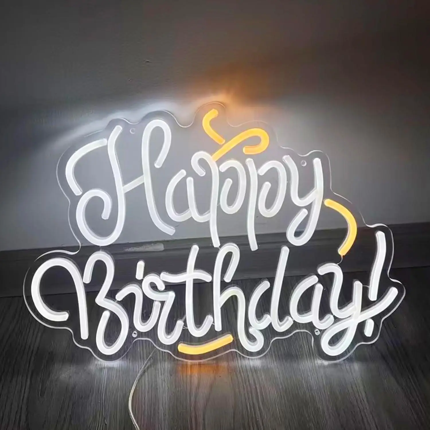 Happy Birthday Neon Sign USB Dimmable LED Light for Party Bedroom Game Room Aesthetic Wall Decor Birthday Gifts Night Light
Happy Birthday Neon Sign USB Dimmable LED Light for Party Bedroom Game Room Aesthetic Wall Decor Birthday Gifts Night Light