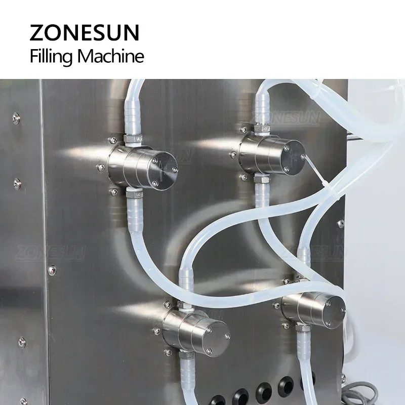 ZONESUN ZS-MPSP4 4 Heads Semi-Automatic Spout Pouch Soybean Milk Drink Liquid Filling Machine
ZONESUN ZS-MPSP4 4 Heads Semi-Automatic Spout Pouch Soybean Milk Drink Liquid Filling Machine