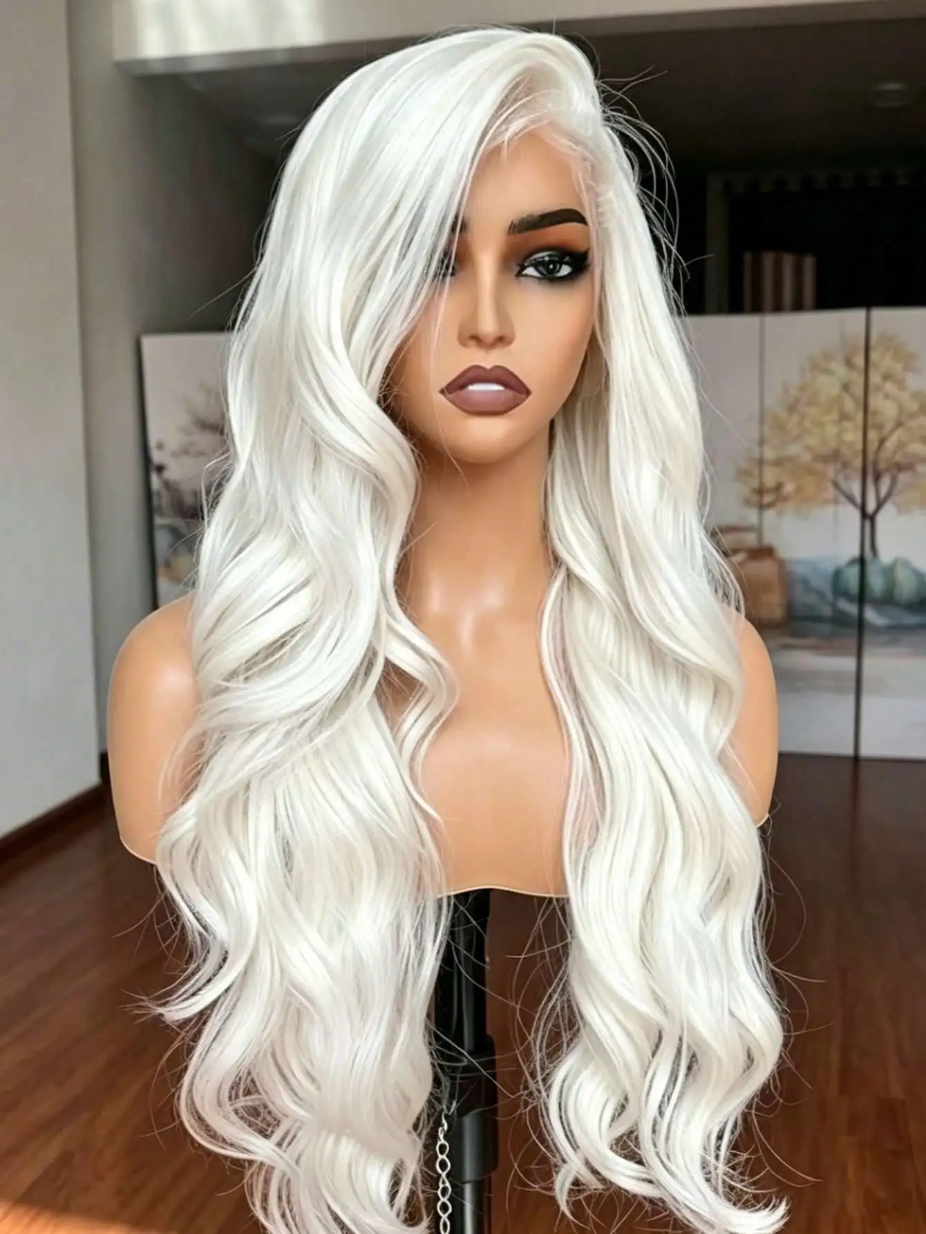 Synthetic Lace Front Wig For Women 13x4Lace Front Wigs Water Wave Glueless Wig Natural Looking Synthetic Music Festival Wear Use
Synthetic Lace Front Wig For Women 13x4Lace Front Wigs Water Wave Glueless Wig Natural Looking Synthetic Music Festival Wear Use