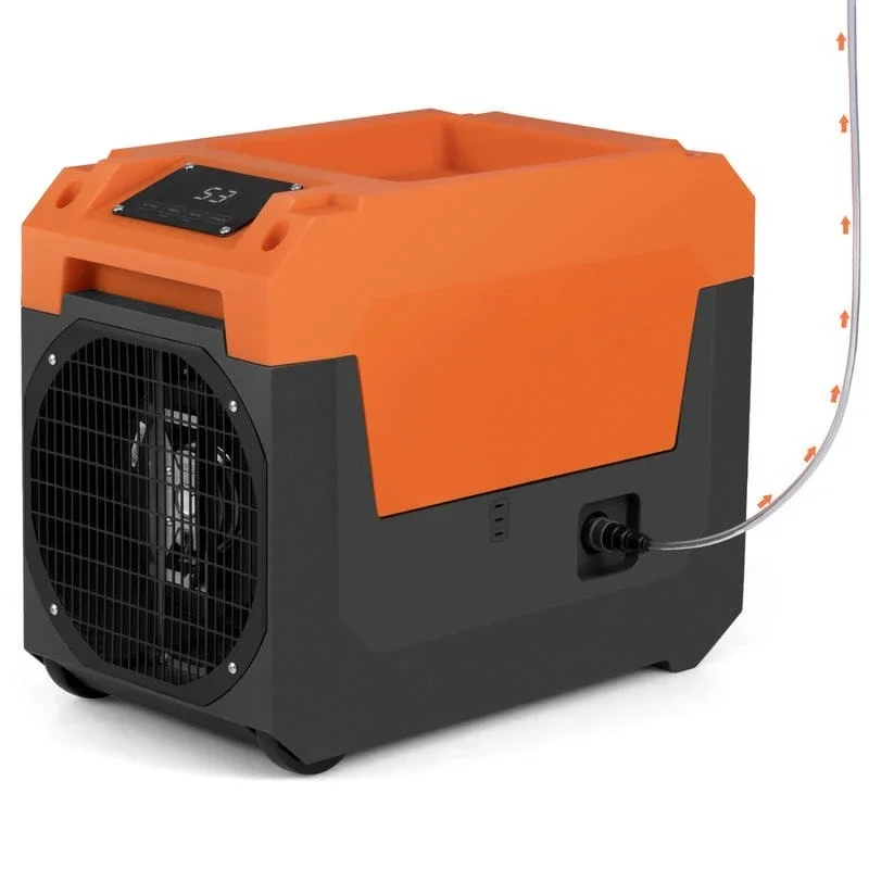 140 Pints Commercial Dehumidifier with Pump and Drain Hose-Orange
140 Pints Commercial Dehumidifier with Pump and Drain Hose-Orange