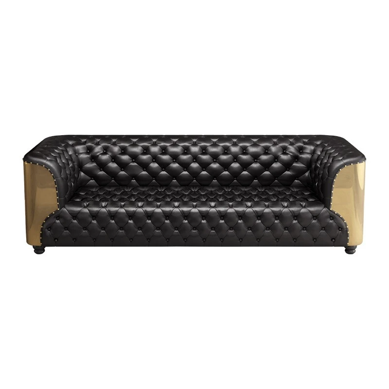 Light luxury pull-up sofa, retro multi-person sofa in the hotel clubhouse lobby
Light luxury pull-up sofa, retro multi-person sofa in the hotel clubhouse lobby
