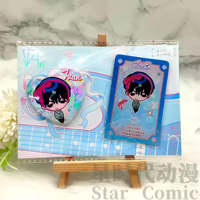 Alien Stage Till Ivan Luka Sua MiZi Hyuna Game Cosplay Heart-shaped Laser Badge Emblem Collection Card Halloween Gift
Alien Stage Till Ivan Luka Sua MiZi Hyuna Game Cosplay Heart-shaped Laser Badge Emblem Collection Card Halloween Gift