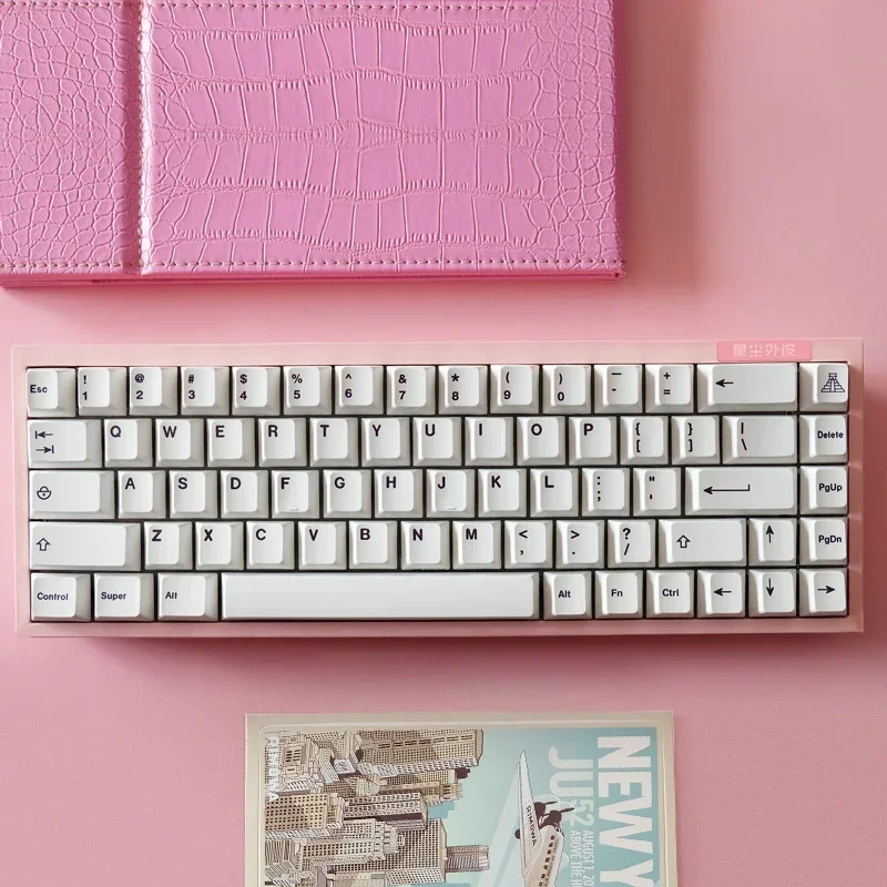 Minimal white small full set of large full set of PBT original highly sublimated mechanical keyboard keycaps
Minimal white small full set of large full set of PBT original highly sublimated mechanical keyboard keycaps