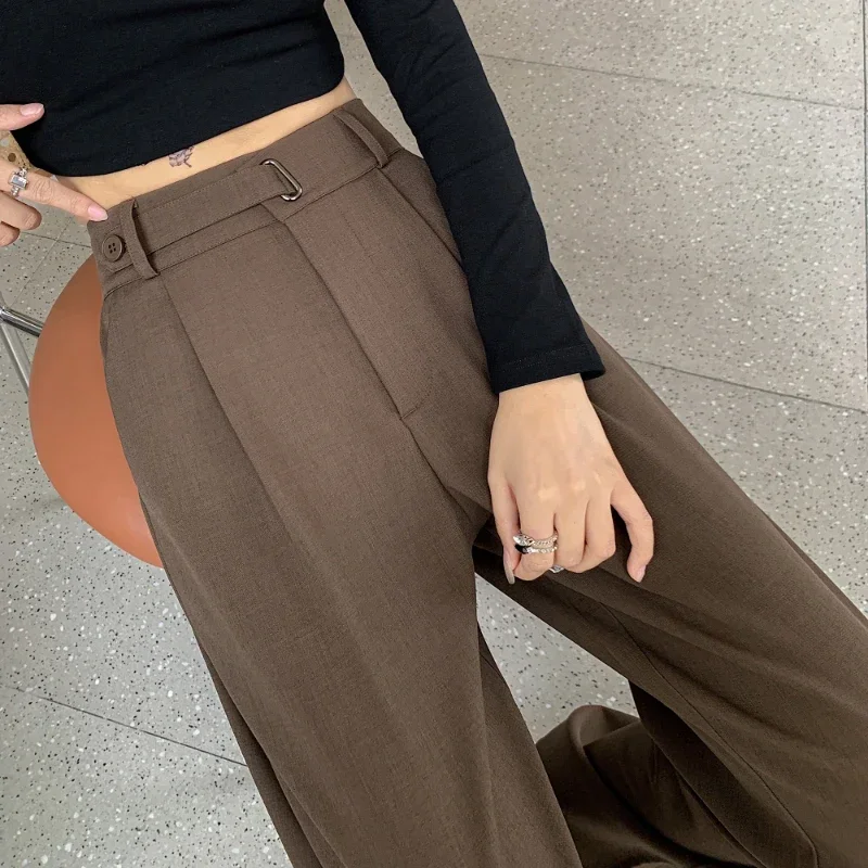 Spring Summer High Waist Casual Wide Leg Women's Pants Solid Korean 2024 New Fashionable Button Loose Trousers Female
Spring Summer High Waist Casual Wide Leg Women's Pants Solid Korean 2024 New Fashionable Button Loose Trousers Female