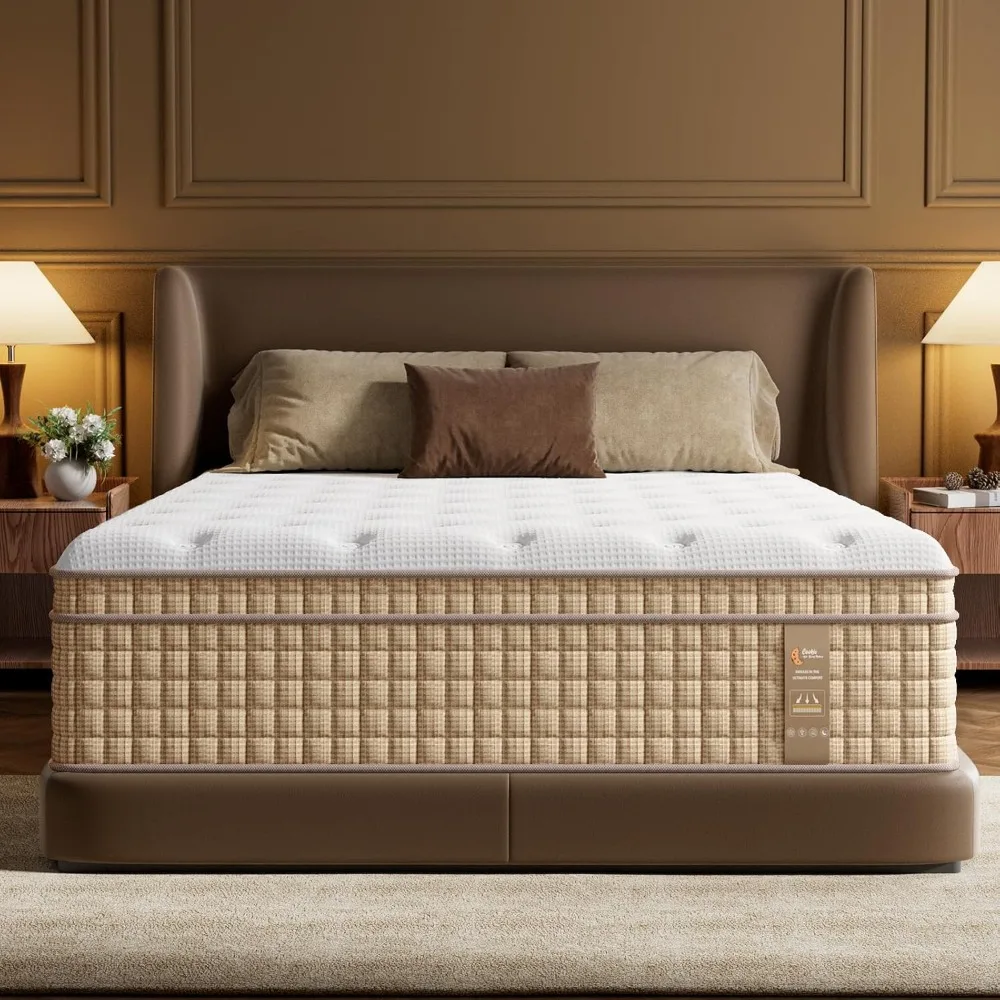 king size 12 inch hybrid mattress in a box: gel memory foam and pocket springs for back pain relief and comfort for couples
king size 12 inch hybrid mattress in a box: gel memory foam and pocket springs for back pain relief and comfort for couples