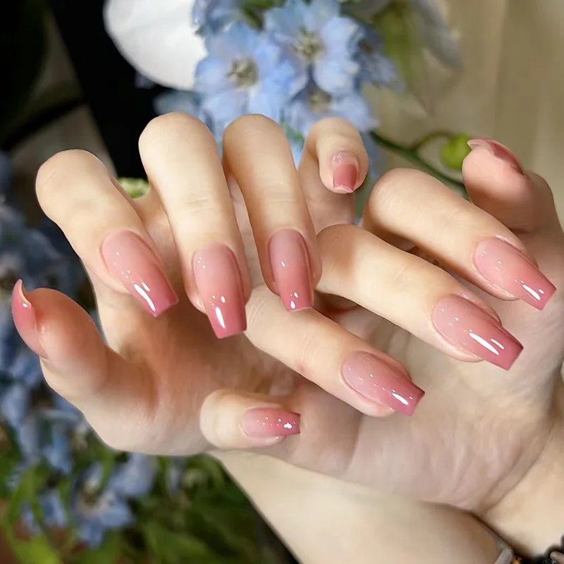 24 Pcs Medium Short Ballet Nails Press on Summer Aesthetic false Nails Artificial Finger Nails Red Gradient Realistic Nail Tips
24 Pcs Medium Short Ballet Nails Press on Summer Aesthetic false Nails Artificial Finger Nails Red Gradient Realistic Nail Tips