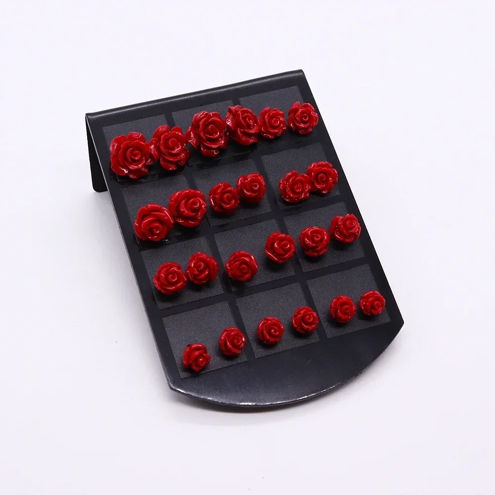 Red Rose Flower Coral Earrings Natural Sea Bamboo Stainless Steel Coral Earrings Wedding Party Accessories DIY Jewelry Gifts
Red Rose Flower Coral Earrings Natural Sea Bamboo Stainless Steel Coral Earrings Wedding Party Accessories DIY Jewelry Gifts