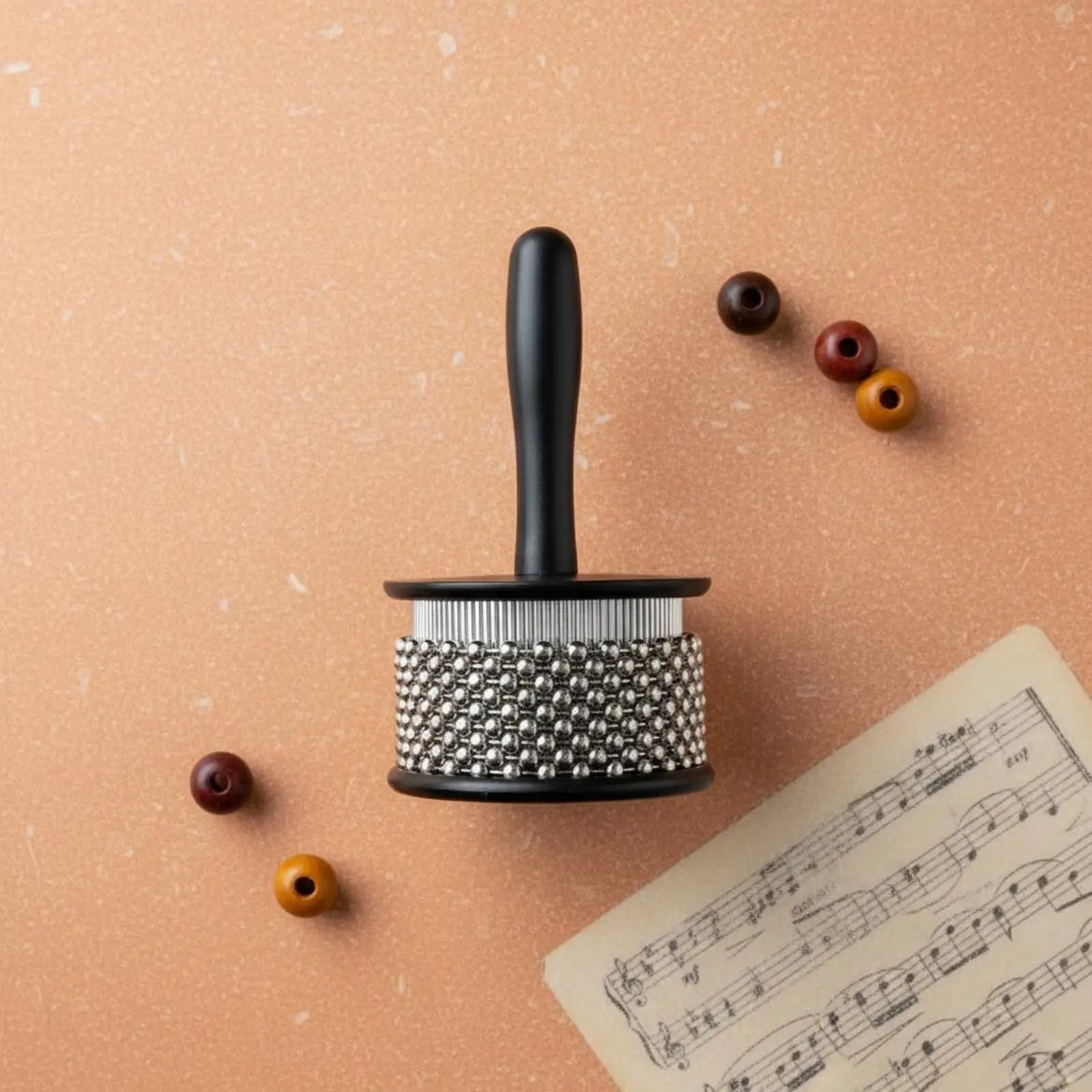Cabasa Stainless Steel Beads African Cabasa Handheld Shaker Hand Percussion Kashaka Shaker Metal Bead Surface for Band Practice
Cabasa Stainless Steel Beads African Cabasa Handheld Shaker Hand Percussion Kashaka Shaker Metal Bead Surface for Band Practice