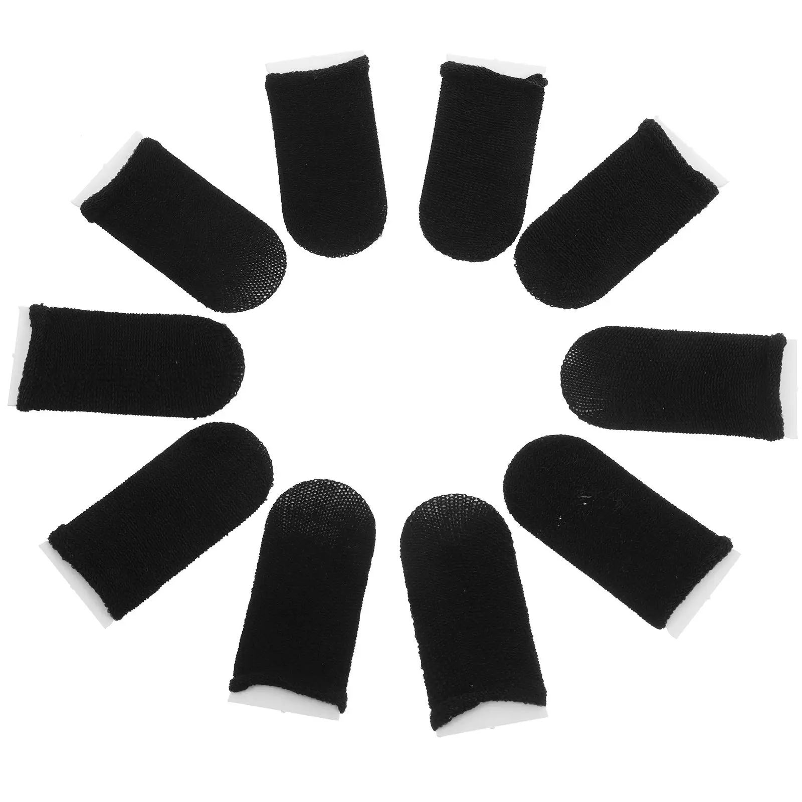 10 Pcs Finger Sleeves Gaming Antisweat Breathable Touchscreen Ultra Thin Fingertip Protectors Durable Elastic Fit Thumb Brace
10 Pcs Finger Sleeves Gaming Antisweat Breathable Touchscreen Ultra Thin Fingertip Protectors Durable Elastic Fit Thumb Brace