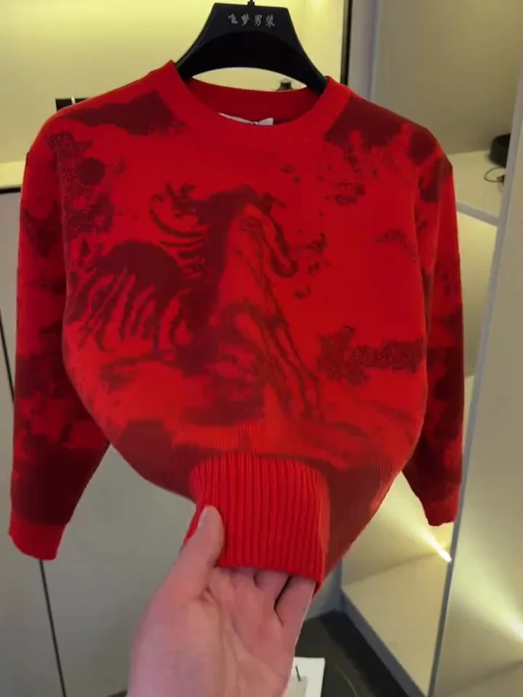 High Quali Knitted round Ne Sweater for Men Winter Faionable Versatile Chinese Zodiac Year of the New Arrival Cas...
High Quali Knitted round Ne Sweater for Men Winter Faionable Versatile Chinese Zodiac Year of the New Arrival Cas...