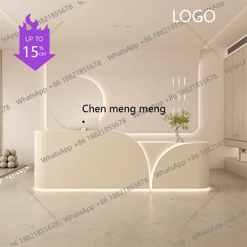 D5556 Nordic Cream Style Cashier Counter Simple Modern Clothing Store Bar Counter Creative Design Office Furniture
D5556 Nordic Cream Style Cashier Counter Simple Modern Clothing Store Bar Counter Creative Design Office Furniture
