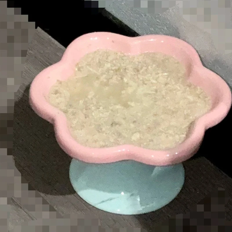 Ceramic Tall Footed Drinking Water Bowl, Anti Overturning Oblique Mouth Neck Protection Flower shape Cat Bowls Pet Articles, 1Pc
Ceramic Tall Footed Drinking Water Bowl, Anti Overturning Oblique Mouth Neck Protection Flower shape Cat Bowls Pet Articles, 1Pc