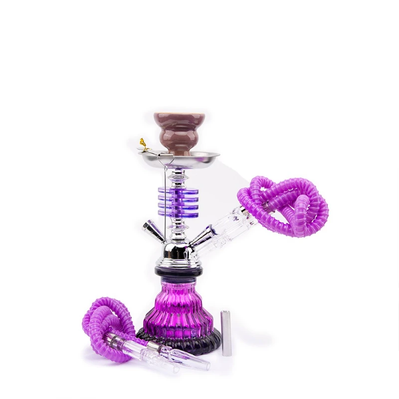 Arabian hookah set purple four-layer small single and double tube acrylic hookah accessories
Arabian hookah set purple four-layer small single and double tube acrylic hookah accessories