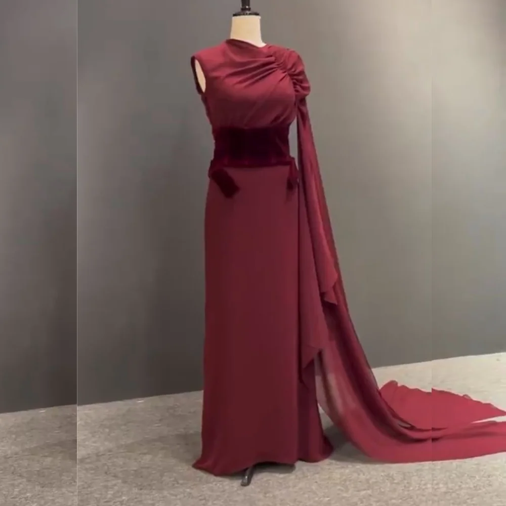 Customized Chiffon Pleat A-line High Collar Long Dresses Bespoke Occasion Prom Elegant Simple Sizes Available
Customized Chiffon Pleat A-line High Collar Long Dresses Bespoke Occasion Prom Elegant Simple Sizes Available