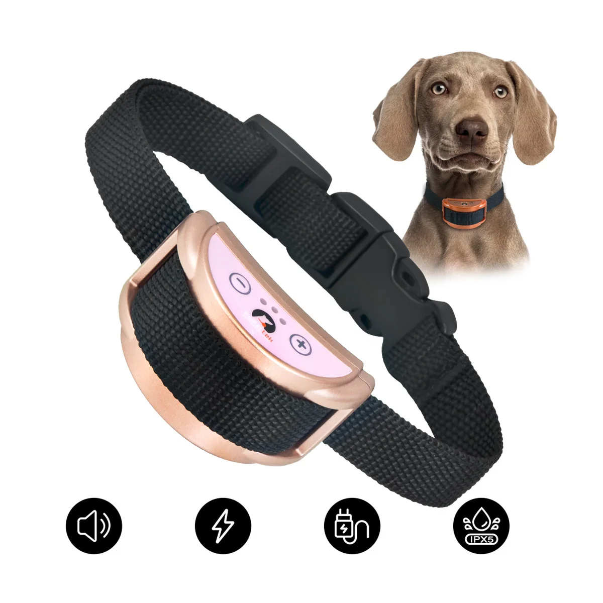 Hot Rechargeable Sound Vibration Shock Collar Pet Anti Growling Collar Dog Stop Barking Collar Rechargeable Battery
Hot Rechargeable Sound Vibration Shock Collar Pet Anti Growling Collar Dog Stop Barking Collar Rechargeable Battery