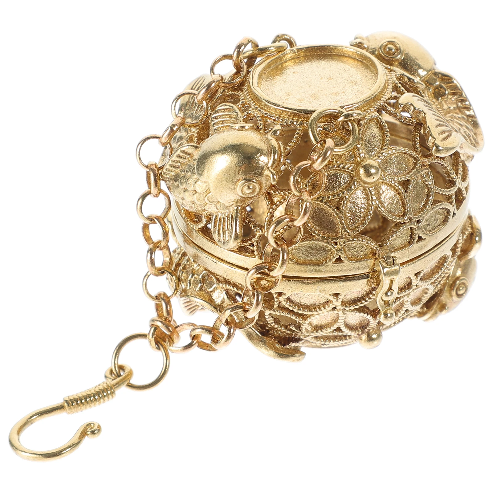 Incense Burner Ball Aromatherapy Pendant Essential Oils Diffuser Retro Design Hanging Car Decor Perfume Necklace Home Fragrance
Incense Burner Ball Aromatherapy Pendant Essential Oils Diffuser Retro Design Hanging Car Decor Perfume Necklace Home Fragrance