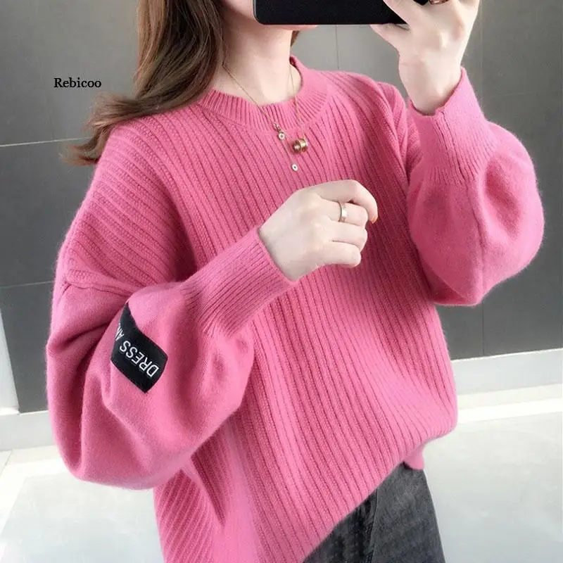 Korean soft sweater winter loose Pullover long sleeve lazy wind autumn clothes 2021 new women's sweater coat
Korean soft sweater winter loose Pullover long sleeve lazy wind autumn clothes 2021 new women's sweater coat
