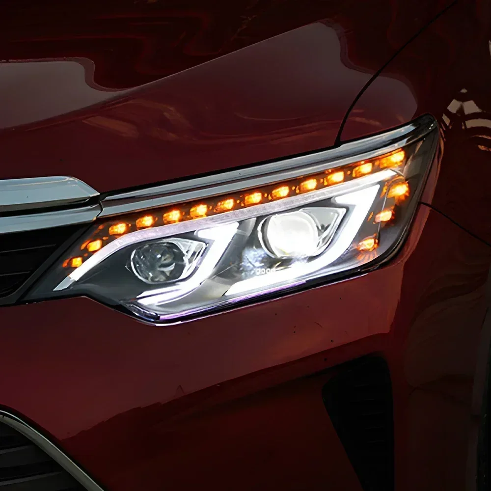 Для Toyota Camry 7.5th 2015-2017 автомобильные передние фонари в сборе, обновленный светодиодный двойной объектив проектора, инструмент, аксессуары для автомобильных фар
Для Toyota Camry 7.5th 2015-2017 автомобильные передние фонари в сборе, обновленный светодиодный двойной объектив проектора, инструмент, аксессуары для автомобильных фар