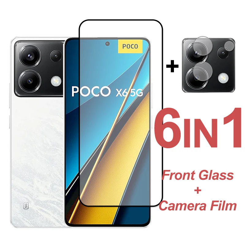 Защитное стекло для Xiaomi Poco X6 5G, защита экрана, полное покрытие, закаленное стекло, пленка для объектива камеры телефона Poco X6 M6 Pro 4G
Защитное стекло для Xiaomi Poco X6 5G, защита экрана, полное покрытие, закаленное стекло, пленка для объектива камеры телефона Poco X6 M6 Pro 4G