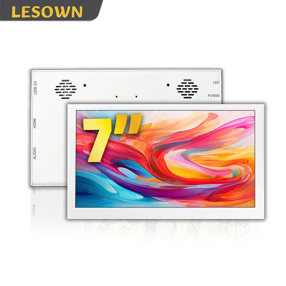 LESOWN 7 Inch Compact Display 1024x600 IPS LCD Tiny Side Display PC Extended Monitor Driver-Free Setup for Laptop PC TV CCTV
LESOWN 7 Inch Compact Display 1024x600 IPS LCD Tiny Side Display PC Extended Monitor Driver-Free Setup for Laptop PC TV CCTV