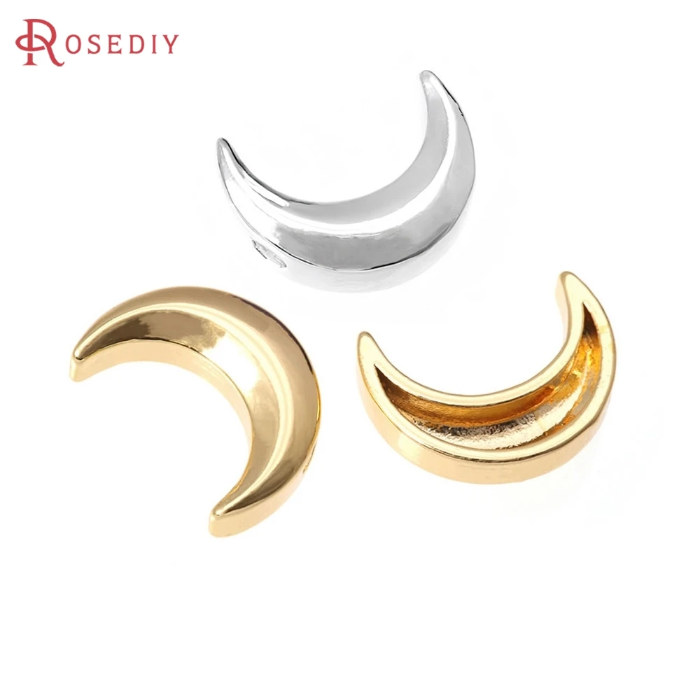6PCS 18K Gold Color Brass Moon Charms Pendants High Quality Diy Necklace Earrings Charms Jewelry Making Accessories
6PCS 18K Gold Color Brass Moon Charms Pendants High Quality Diy Necklace Earrings Charms Jewelry Making Accessories