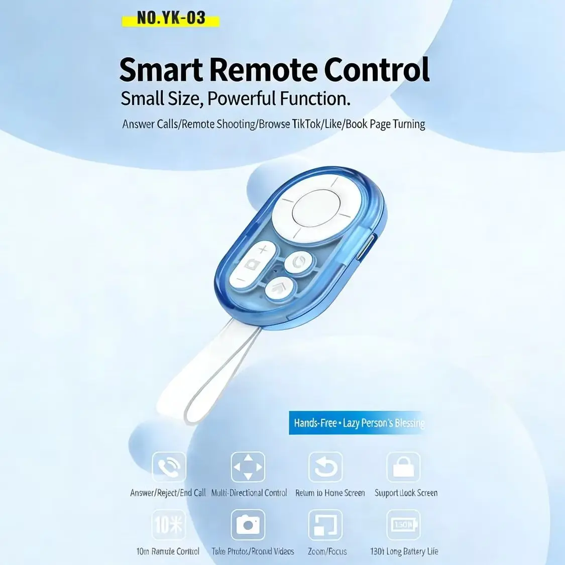 TikTok Remote Control Bluetooth Air Mouse Novel Page Turner Camera Shutter Multi-Function for Android IOS HarmonyOS Lazy Reader
TikTok Remote Control Bluetooth Air Mouse Novel Page Turner Camera Shutter Multi-Function for Android IOS HarmonyOS Lazy Reader