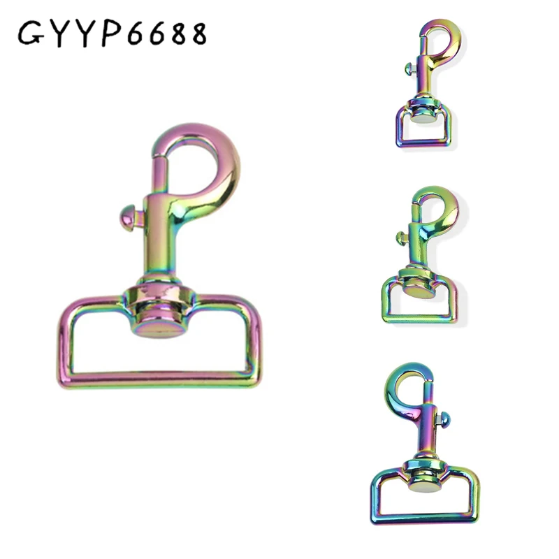 10-30pcs 20-25-32-38mm New Rainbow Metal Round Eye Swivel Snap Lobster Clasp Hook Buckle Accessories For Leather Bags Hardware
10-30pcs 20-25-32-38mm New Rainbow Metal Round Eye Swivel Snap Lobster Clasp Hook Buckle Accessories For Leather Bags Hardware