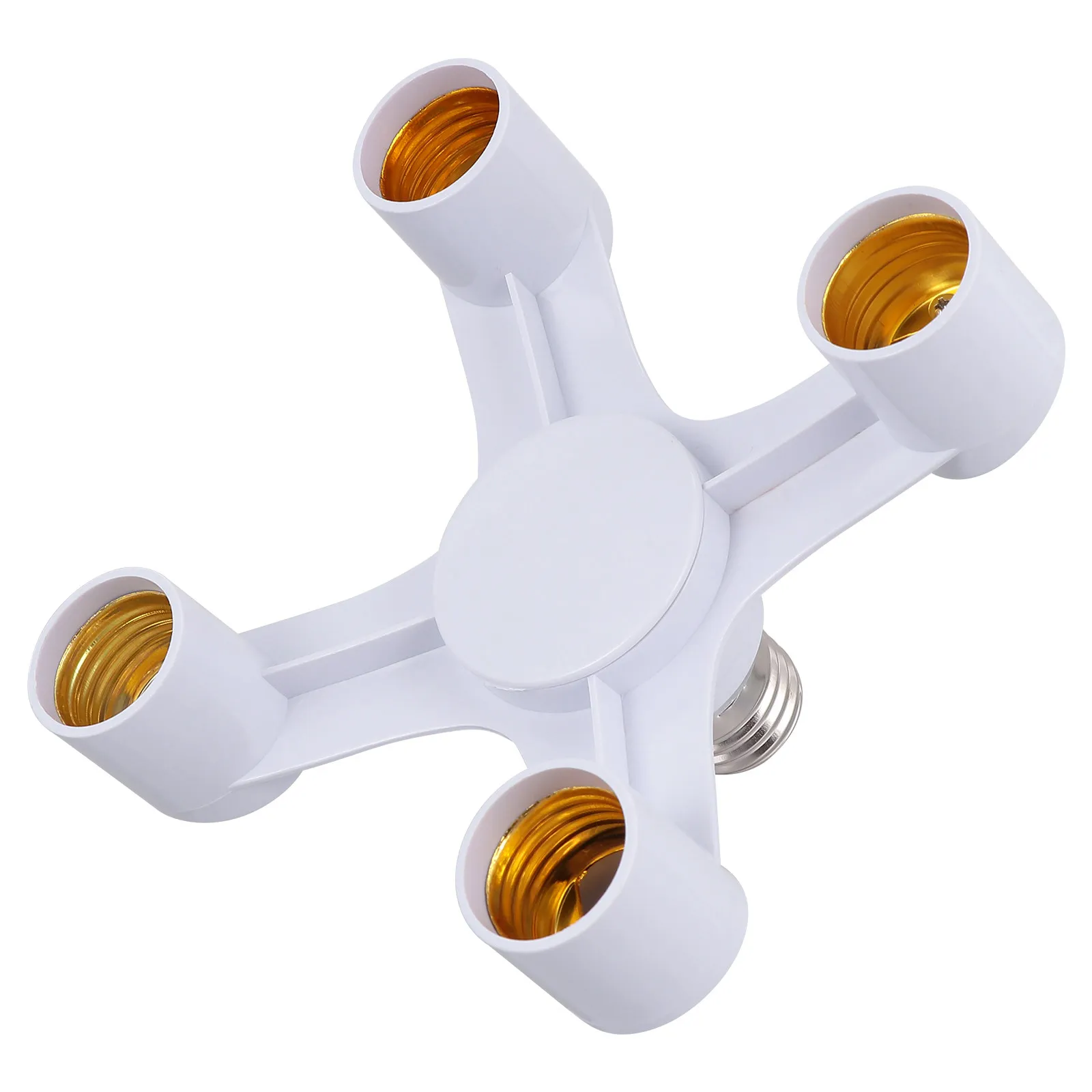 Light Bulb Socket Splitter E27 to 4e27 Plastic Lamp Holder Adapter Fixed Head Converter LED Compatible Lighting
Light Bulb Socket Splitter E27 to 4e27 Plastic Lamp Holder Adapter Fixed Head Converter LED Compatible Lighting