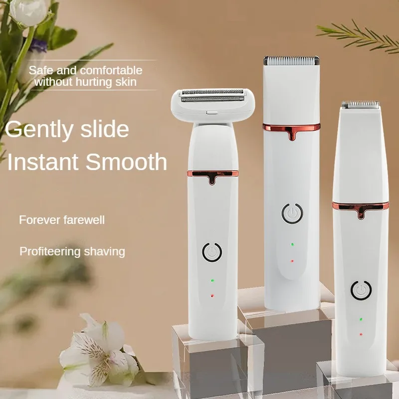 Electric Ladies Shaver Set 3 In 1 Private Parts Waterproof Shaving Long And Short Hair Epilator USB Charging Plug-And-Play
Electric Ladies Shaver Set 3 In 1 Private Parts Waterproof Shaving Long And Short Hair Epilator USB Charging Plug-And-Play